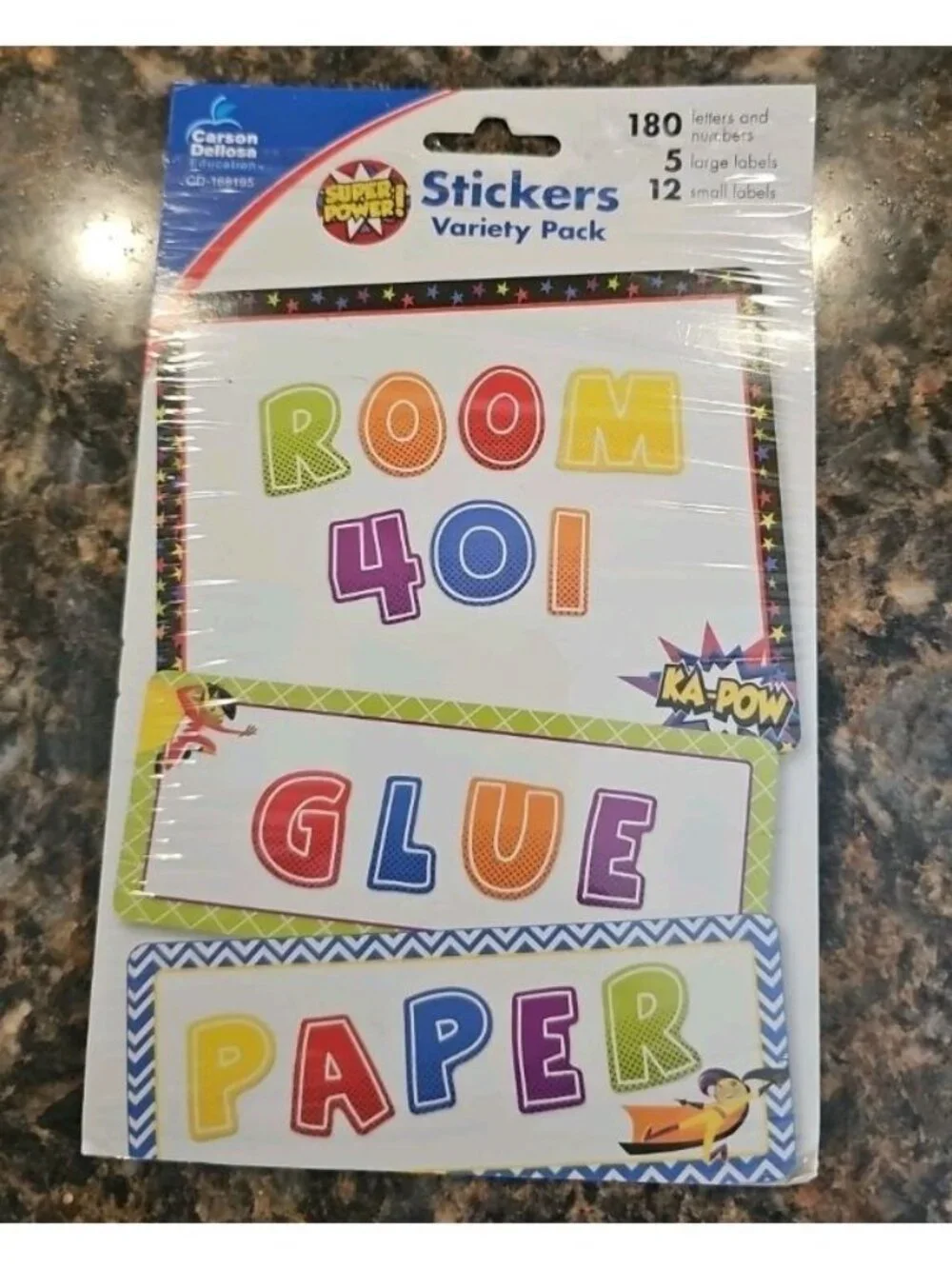 Super Power Variety Sticker Pack Carson Dellosa